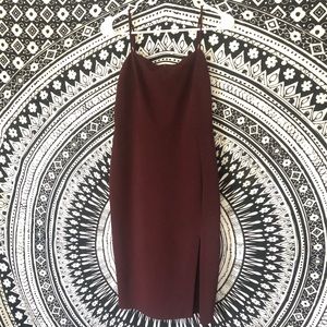 Maroon Dress